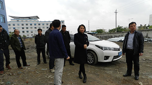 Leaders of Pinggui District of Hezhou City visited Jinxi to visit and guide