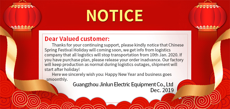 Chinese New Year Warm Notice